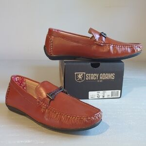 Stacy Adams Men's Percy Tan Leather Loafers size‎ 12